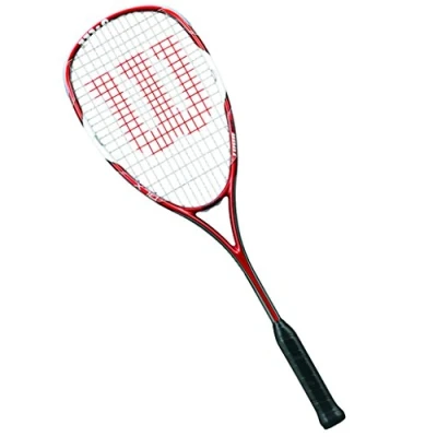 Imagen de Wilson Tour 150 1/2 Cvr Raqueta de Squash, Color Rojo/Blanco, Talla única