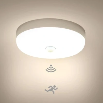 Imagen de Combuh Plafones LED con Sensor de Movimiento, 15w 1500LM 4000K Blanco Natural Moderna Redondo Lampara Techo Detector, Impermeabl IP56 Luz para Habitacion Balcón Salon Cocina Baño