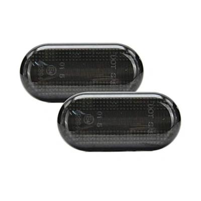 Imagen de AutoStyle V 171307LG Juego de intermitentes laterales LED para Divers Smoke, incluye Dynamic Running Light
