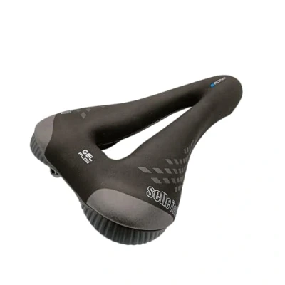 Imagen de Selle Italia Roam Gel Flow Sillín de Bicicleta para Hombre, Máximo Confort, Apto Ebike Talla única, Negro