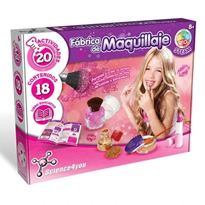 Imagen de Science4you Fábrica de Maquillaje Juguete Científico y Educativo con Kit Infantil, Juego Lavable Seguro, Regalo, para Niñas 8+ años