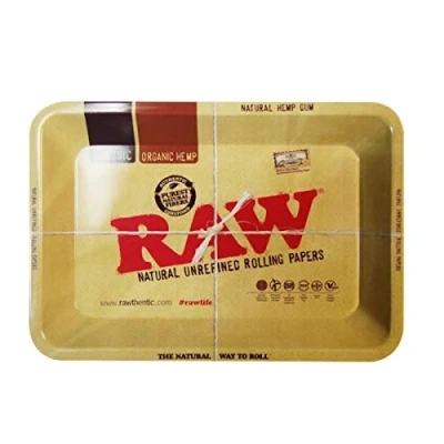 Imagen de RAW 18608 Mini Metal Rolling Tray Bandeja (18,0 x 12,5 cm), hojalata