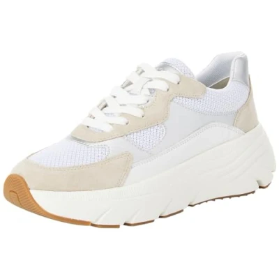 Imagen de Geox D Diamanta B, Plataforma Mujer, White Lt Taupe, 38 EU