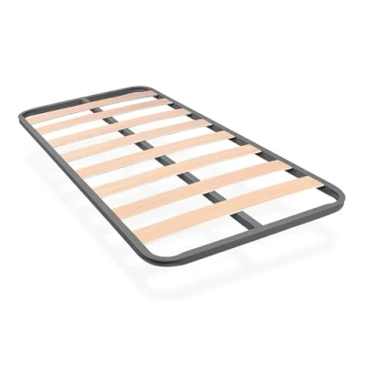 Imagen de amuéblate online Somier de Láminas Estructura 30x30mm Sin Patas, Estabilidad y Robustez, Tubo Acero 30 x mm, Pintura Epoxi Gris, 90x180