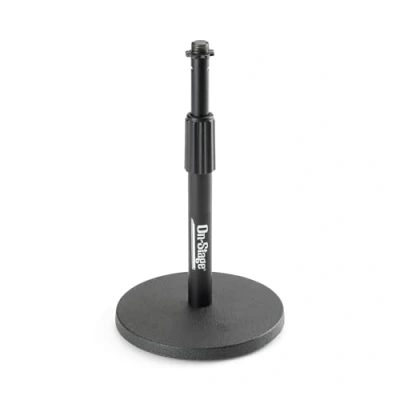 Imagen de Soporte ajustable de mesa, para micrófono, negro
