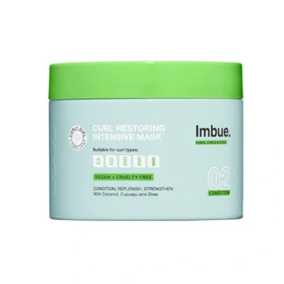 Imagen de Imbue Curl Restoring Mascarilla rizada intensiva vegana y amigable, rosa, 300 ml