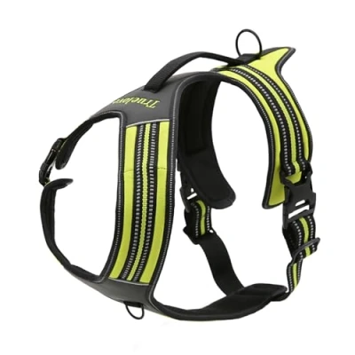 Imagen de Arnés para perros Truelove TLH5551 que evita tirones con apertura en cuello acolchado y suave, material reflectante 3M, capa externa resistente Oxford mayores