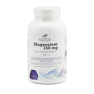 Imagen de Betula Magnesium 150Mg, Complemento Alimenticio a Base de Citrato Magnesio 90 Cápsulas