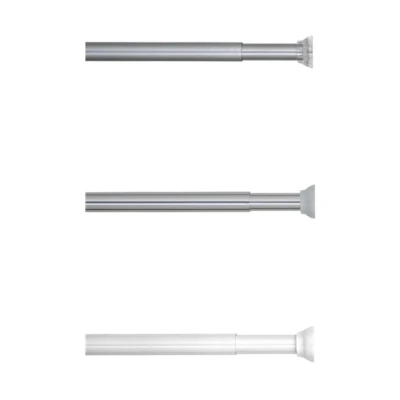 Imagen de Sealskin Barra Extensible para Cortina de Ducha, 2 x 70 115 cm, Acero Inoxidable, Blanco