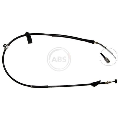 Imagen de A.B.S. K17768 Cable de Freno Mano 1498 Tambor para dirección izquierda/derecha
