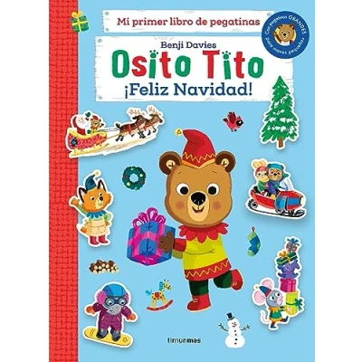 Imagen de Osito Tito. Mi primer libro de pegatinas. ¡Feliz Navidad!
