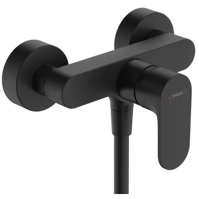 Imagen de hansgrohe Rebris S Mezclador monomando de ducha visto, negro mate, 72640670