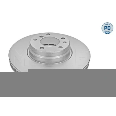 Imagen de MEYLE 315 521 0025/PD Disco de freno Eje delantero 334 32 5 120 ventilado revestido láminas zinc con tornillos BMW: 7
