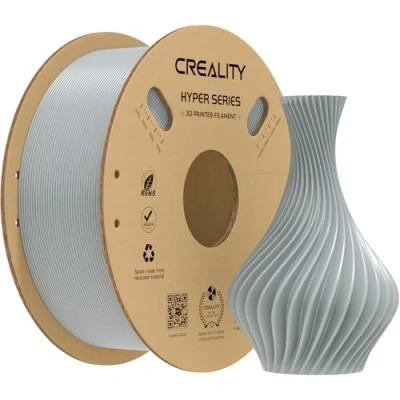 Imagen de Creality Filamento para Impresora 3D Hyper PLA de 1,75 mm, 1 kg (2,2 lbs), diseñado impresión a alta velocidad, precisión dimensional +/ 0,03 la mayoría impresoras y bolígrafos