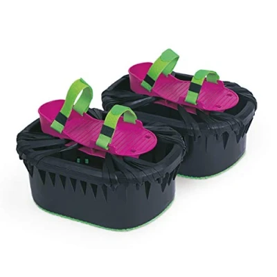 Imagen de Stay Active MOON Shoes Strap on Self Centering Foam Shoe, Non Skid Mini Trampolines for Feet: Indoor / Outdoor Activity Toy Boys &amp; Girls