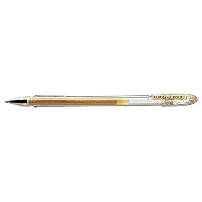 Imagen de Pilot G 1 Bolígrafo Tinta De Gel Oro Punto Fino (Caja 12 unidades)
