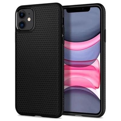Imagen de Spigen Liquid Air Case Negro Apple iPhone 11