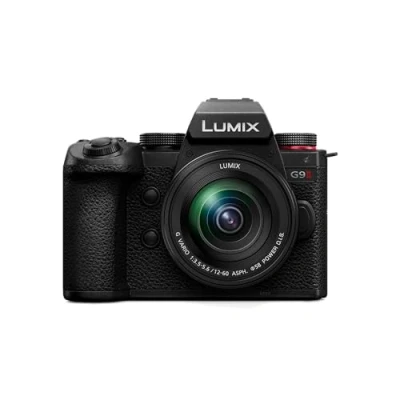 Imagen de Panasonic Lumix DC G9M2ME Cámara Micro Cuatro Tercios sin Espejo, Lente G Vario 12 60mm F3.5 5.6, 25.2MP, 4K 120p/100p y 5.7K 30p/25p, Híbrido De Fase, OLED LVF, WiFi, Bluetooth, HDMI, Negro