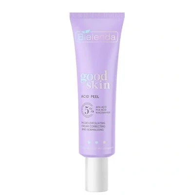 Imagen de Bielenda Good Skin Acid Peel Crema micropeeling correctora y normalizadora Ácidos AHA + PHA, niacinamida, 50 ml