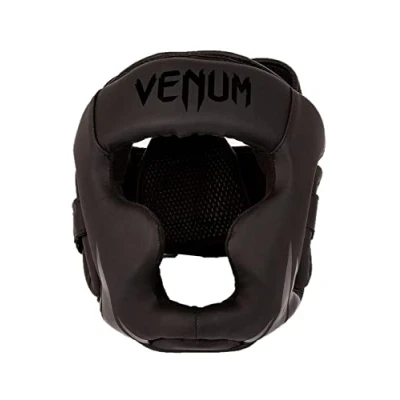 Imagen de Casco de boxeo Bokshelm Challenger unisex para jóvenes Venum, negro/negro, S/M EU niños