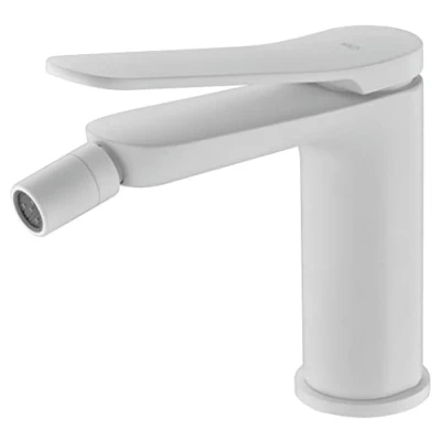 Imagen de Mice Grifo monomando de Bidet, Griferia WC, Agua fria/caliente higienico Serie Dinamarca Color Blanco Mate BDR031 2BL