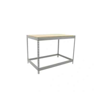 Imagen de SimonRack Banco de Trabajo Taller, Mesa Carga Máxima 400 kg, 900x1200x600 mm, Bricolaje, Galva/Madera BT Basic