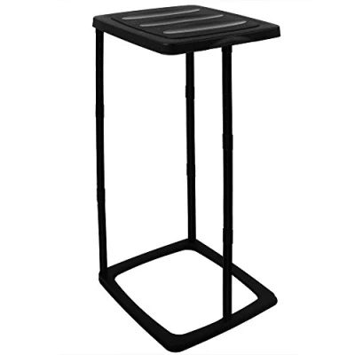 Imagen de Deuba Soporte para Bolsas de Basura con Tapa Altura Ajustable 3 Niveles 60L 70x35x30cm Basurero Plástico