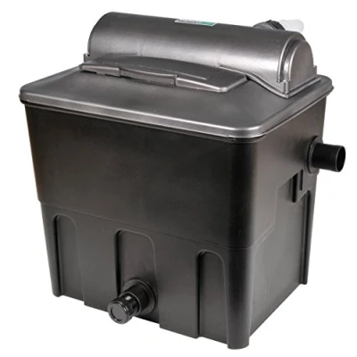 Imagen de Hozelock Tricoflex 1864 1240 Ecopower+ 12000 Filtro para Estanque de jardín con UVC Integrado (42 x 40,5 29,1 cm), Color Negro