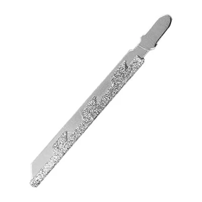 Imagen de T Shank Diamond Jig Saw Blade para mármol Piedra granito Tile Cerámico Corte Jigsaw Herramienta Inicio 101x8.5x2mm ZRONG