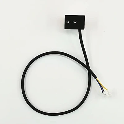 Imagen de xiaghua369 3 Pin / 4 Cinta de Correr Sensor Velocidad óptica Máquina ejecución General USA luz Tacidor Tacómetro (Color : 4pin)