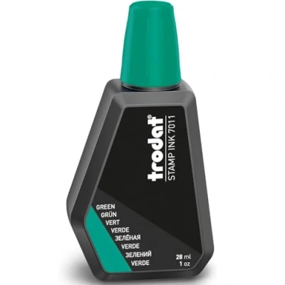 Imagen de Trodat 7011 Tinta para Sellos de Entintado Manual, 28ml, Verde
