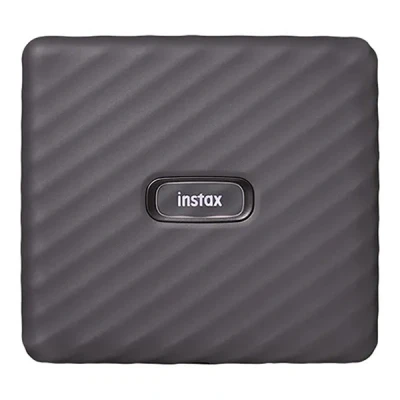 Imagen de Impresora fotográfica Fujifilm Instax Link Wide, Bluetooth, Portátil, 86 x 99 mm, 12 segundos, Gris moca