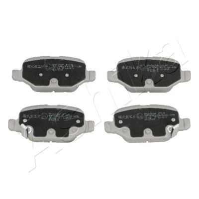 Imagen de ASHIKA 51 00 0214 Juego de pastillas freno Eje trasero con avisador acústico desgaste accesorios FIAT: Panda III Hatchback