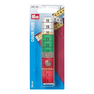 Imagen de Prym Cinta métrica y Sujetadores, PE (Polietileno), Metal, Multi Color, Talla única