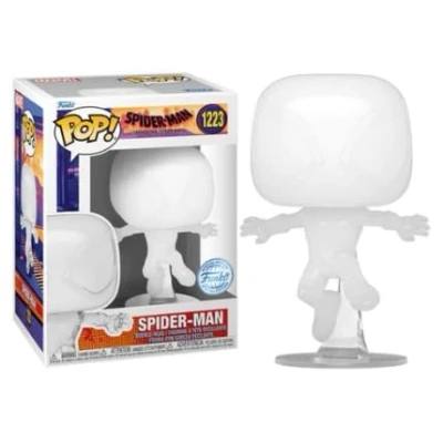Imagen de Funko Pop! Vinyl: Spider Man: Across The Verse: Miles Morales (Transparent) Spiderman Into Spiderverse 2 Exclusiva Amazon Figura de Vinilo Coleccionable Idea Regalo
