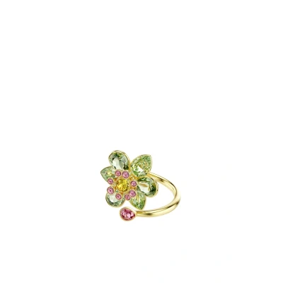 Imagen de Swarovski Idyllia OPEN Mixed CUTS Flower Anillo, Mujer, Talla: 52, Multi colored
