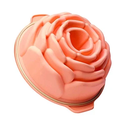 Imagen de SFT251 Molde de Silicona con Forma Rosa, Color melocotón