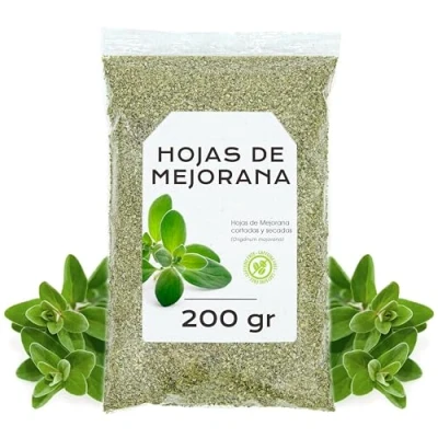 Imagen de Mejorana Hojas 200g Seca y Cortada Infusion de Te a Granel (200 gr)