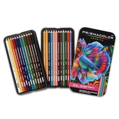 Imagen de Prismacolor Premier Paquete de 24 lápices colores, sortidos [importado]