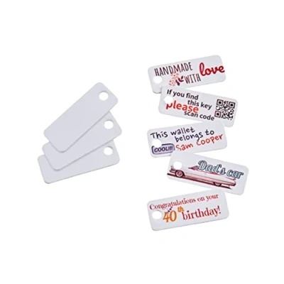Imagen de COLOP 156479 Placas de plástico perforadas (45 x 18 mm, para imprimir con e mark, 20 unidades)