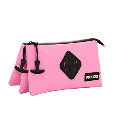 Imagen de Prodg Smart Triple Estuche escolar para niños, Talla: One Size, Rosa