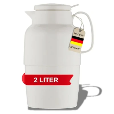 Imagen de Helios Mondo Jarra de vacío plástico, Blanco, 2.0 Litre