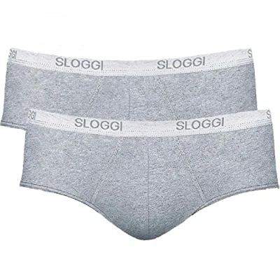 Imagen de sloggi men , Basic Midi 2P, Slip, Hombre, Multicolor (Black Combination), 7