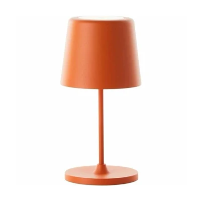 Imagen de Brilliant Kaami lámpara de mesa LED recargable, atenuable naranja mate