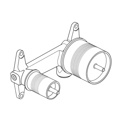 Imagen de Cuerpo empotrado lavabo a pared Ceraline