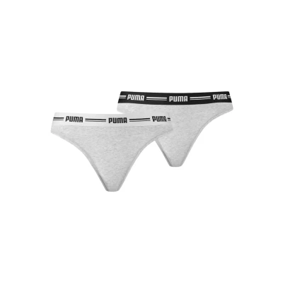 Imagen de Puma Women 2 PACK Tanga, Mujer, Talla: Small, Grau