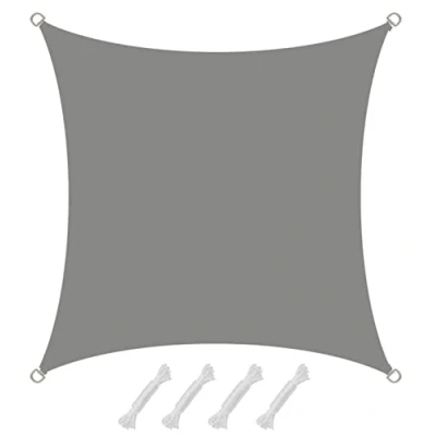 Imagen de AMANKA 98% Protección UV: Toldo Vela Rectangular 2x2 Impermeable para Exterior Tela Sombra Pergola Solar Lona Camping Toldos de Piscinas 6m