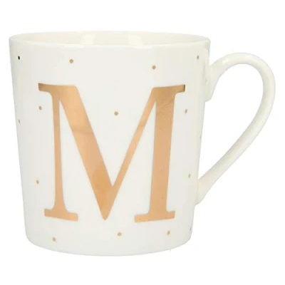Imagen de Depesche 5909.040 Taza con asa (porcelana, 300 ml), diseño texto en inglés