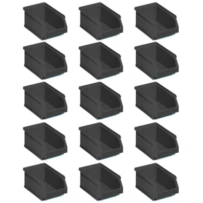Imagen de Tayg Pack 15 Gavetas de Plastico Apilables nº52 (No alimentaria) Organizador Tornillos, Cajones, Caja Almacenamiento, Cubetas Rectangulares, 23,6x16x13 cm