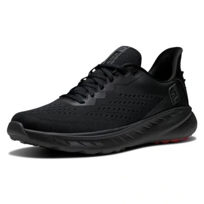 Imagen de FootJoy Flex XP, Zapatos de Golf Hombre, Black/Red, 42.5 EU